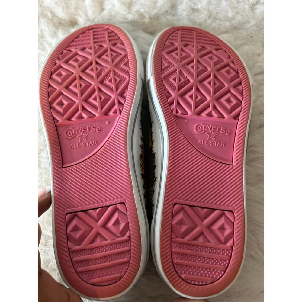 Converse All Star Chuck Taylor Kente African Pattern Sneakers Junior Size 5.5